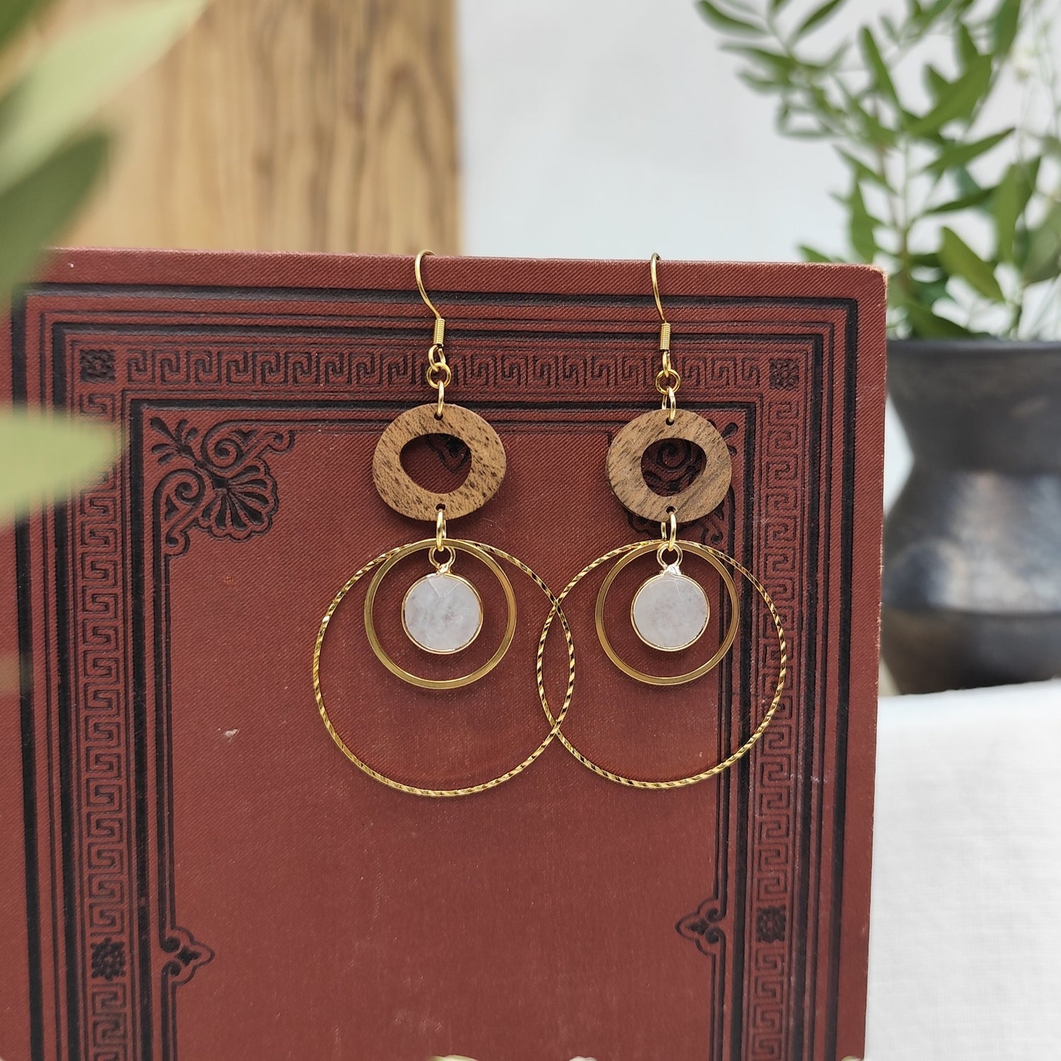 Uhani "Harmonia gold"
