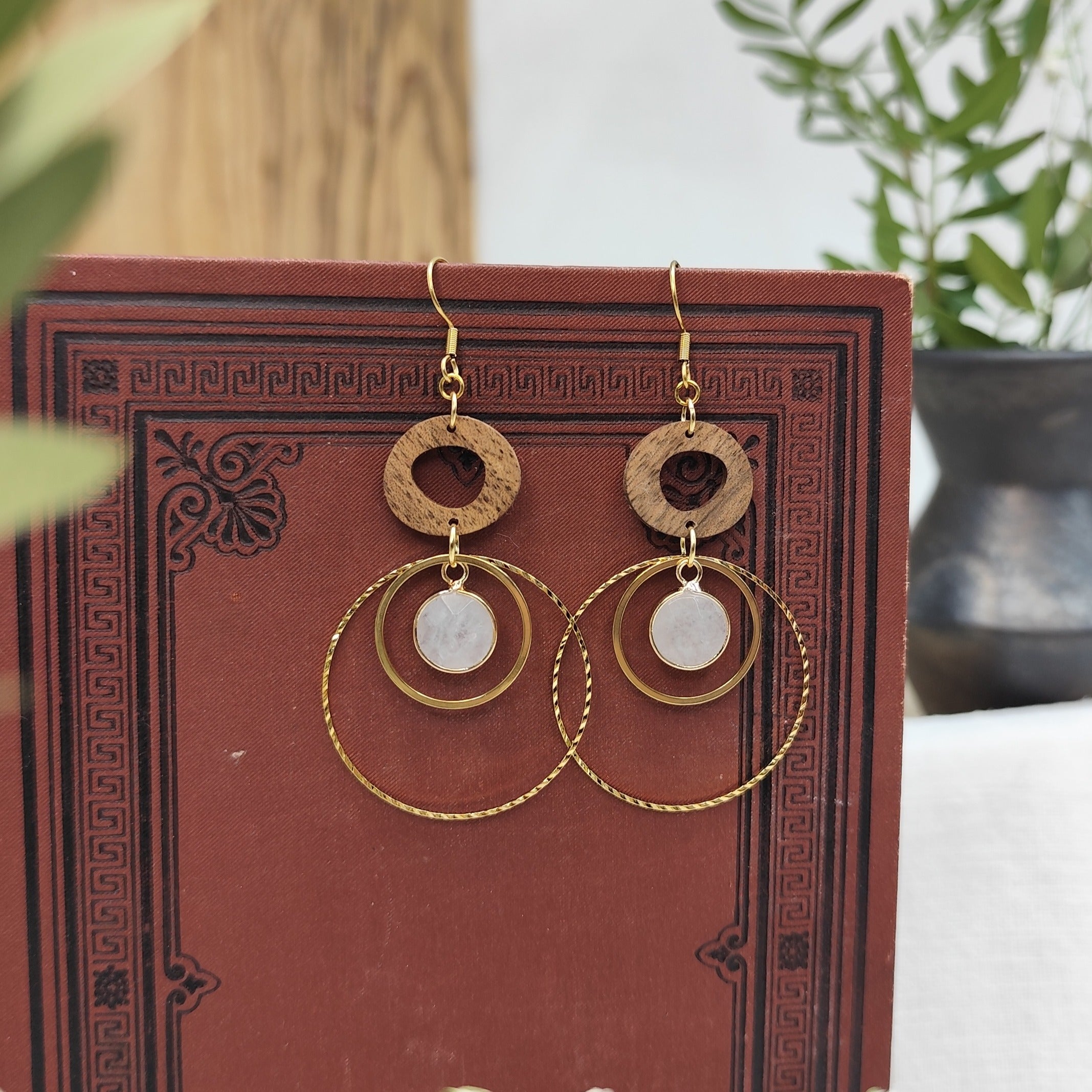 Uhani "Harmonia gold"
