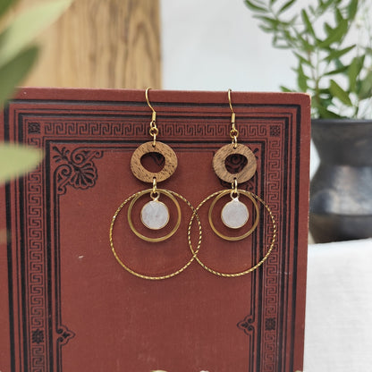 Uhani "Harmonia gold"